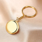 Vnox Personalize Engrave Name Heart Locket Key Chains for Women Men,Custom Family Love Photos Anniversary Keepsake Gifts