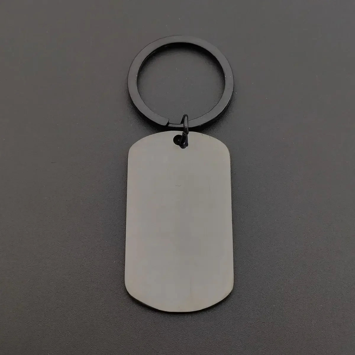 1PC Customized LOGO Name Stainless Steel Keychain Laser Carving Pendant Motorcycle Car for Men Women Keyring Key Ring Chain Gift