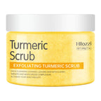 Hllozzi 200g turmeric body scrub deep cleansing exfoliation avocado vitamin C hydrating moisturizing