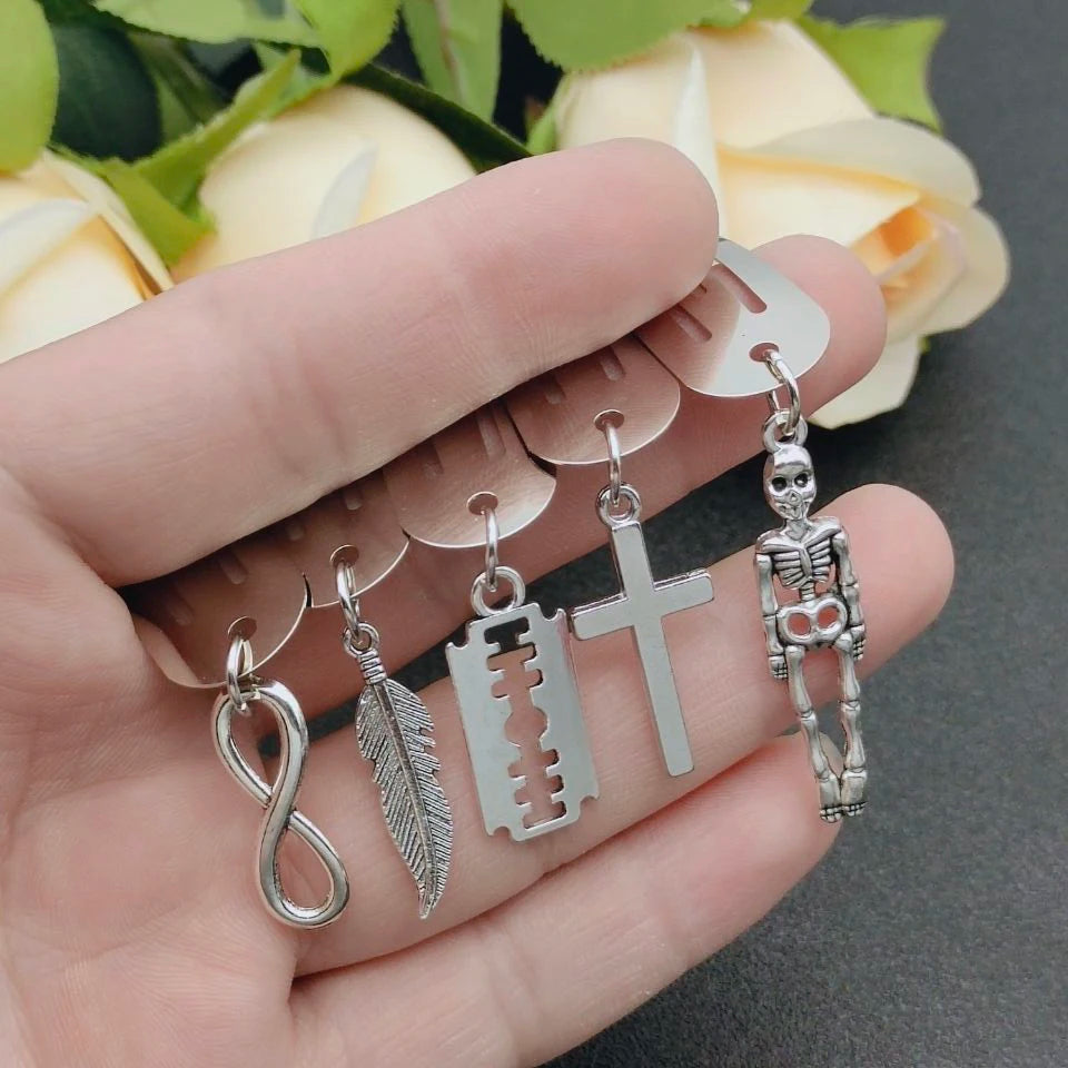 Fashion Metal Geometry Pendant Hair Clip Women's Love Butterfly Star Headwear Punk Girls' Hair Accessories Charm Jewelry Gift