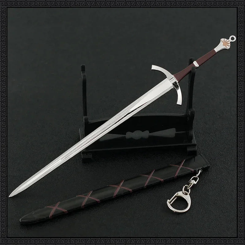 22cm Metal Home Ornament Needle Dawn Oathkeeper Longclaw Blackfyre Game Valyrian Steel GOT of Thrones TV Series Peripherals Toys