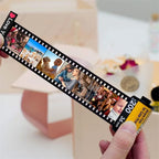 Personalized Custom Camera Film Roll Keychain with Colorful Customized Photo Picture Keychain Reel Album Photo Memory Gifts