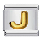 Trendy Italian Charms Bracelet 26 English A-Z Letter Name Custom Gold Color DIY Jewelry Making Gift Hand Bangle Chain Jewellry