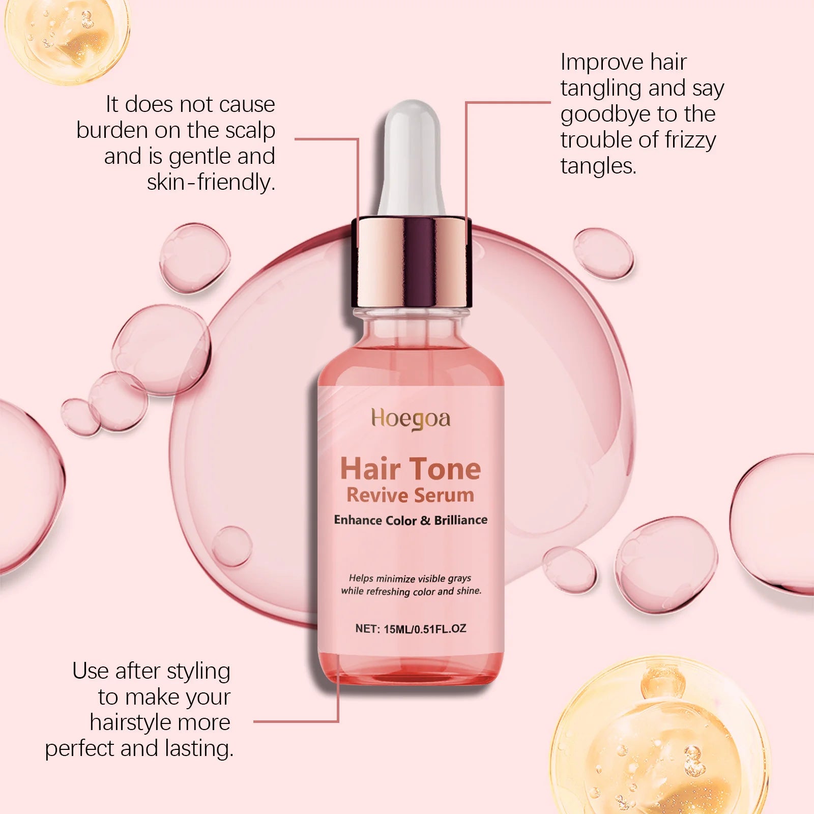 Shiny Hair Oil Deep Moisturizing Repair Dry Damaged Split Ends Hair Anti Frizz Restore Hair Luster Smooth Nourishing Hair Serum