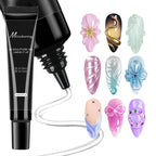 30g Nail Rhinestone Glue for Nails Super Strong Gel Nail Glue for Nail Charm 3D Nails Bling Gel Decoration Gem Nail Art Diamonds