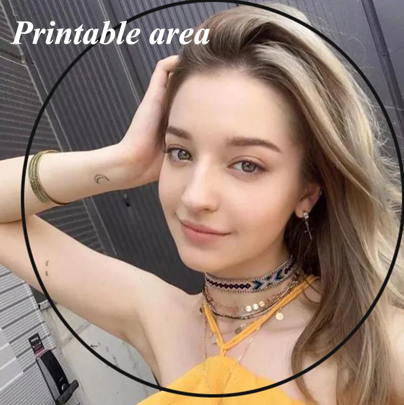 Custom Photo Keychain for Men Women Personalized Daughter Baby Family Best Friend Singer Logo Name Glass Key Ring Gift