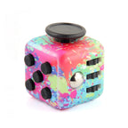6/12 Sides Cube Decompression Toy Rainbow Stress Relief Autism ADHD OCD Anxiety Sensory Toys Fingertip Desk Toy for Kids Adult