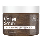 Hllozzi 200g coffee body scrub deep cleansing exfoliating cocoa plant squalane moisturizing
