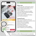 1PC Customized LOGO Name Stainless Steel Keychain Laser Carving Pendant Motorcycle Car for Men Women Keyring Key Ring Chain Gift