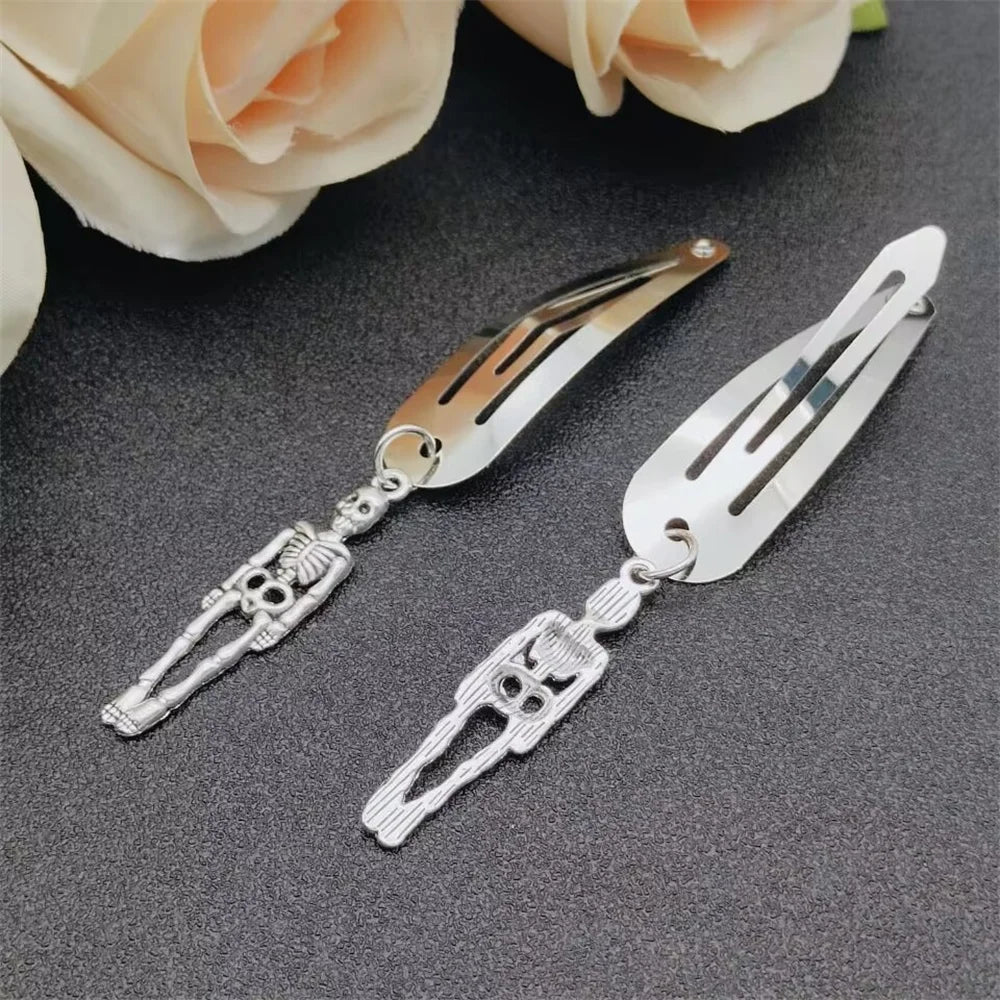 Fashion Metal Geometry Pendant Hair Clip Women's Love Butterfly Star Headwear Punk Girls' Hair Accessories Charm Jewelry Gift