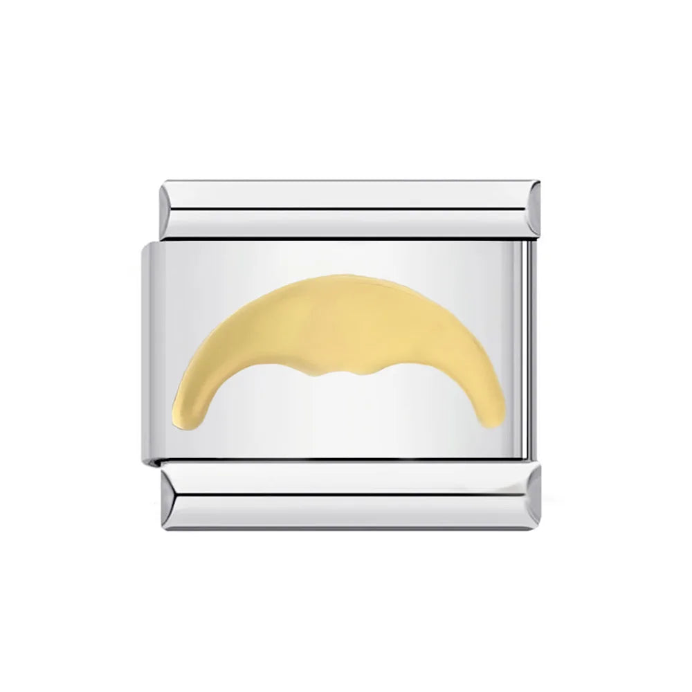 Trendy Italian Charms Bracelet 26 English A-Z Letter Name Custom Gold Color DIY Jewelry Making Gift Hand Bangle Chain Jewellry