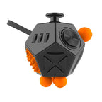 6/12 Sides Cube Decompression Toy Rainbow Stress Relief Autism ADHD OCD Anxiety Sensory Toys Fingertip Desk Toy for Kids Adult