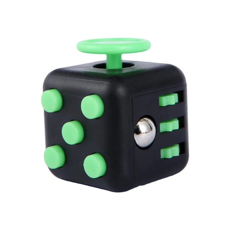 6/12 Sides Cube Decompression Toy Rainbow Stress Relief Autism ADHD OCD Anxiety Sensory Toys Fingertip Desk Toy for Kids Adult