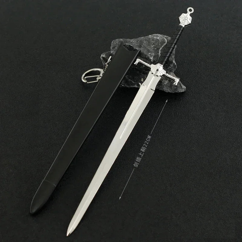 22cm Metal Home Ornament Needle Dawn Oathkeeper Longclaw Blackfyre Game Valyrian Steel GOT of Thrones TV Series Peripherals Toys